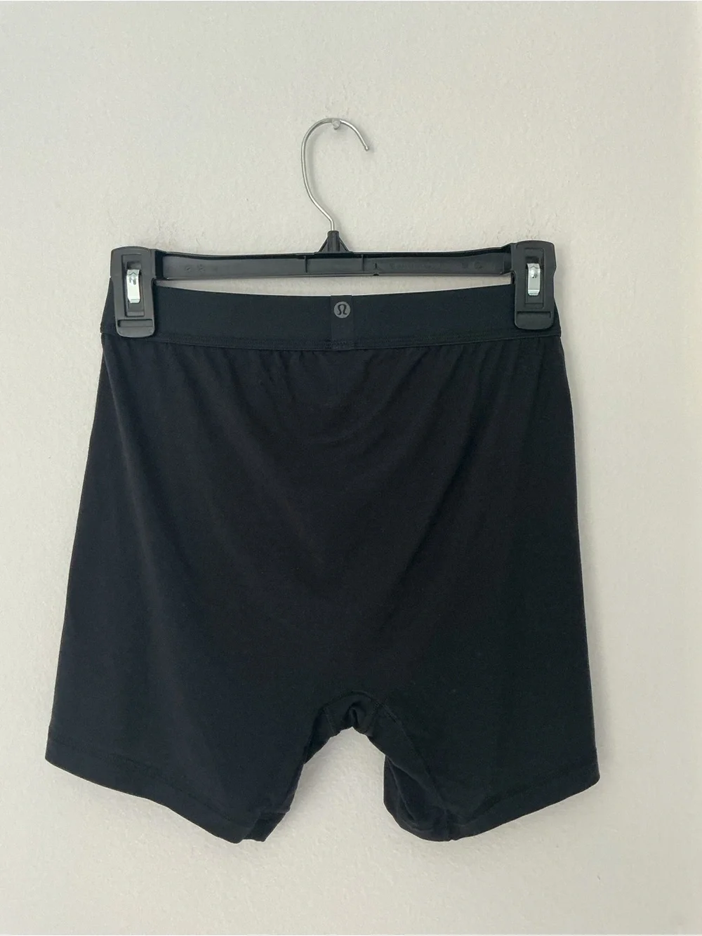lululemon athletica Men’s Black Boxer Briefs with Logo Waistband